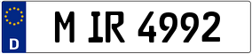 Truck License Plate